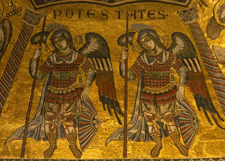 Florentine baptistery mosaic of the Powers