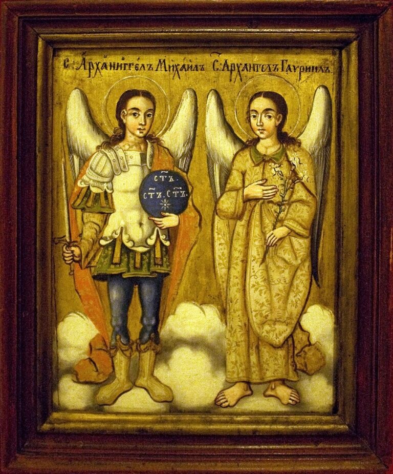 Gabriel and Michael in an early nineteenth-century icon