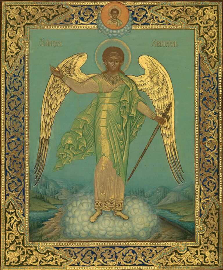 Icon of a guardian angel