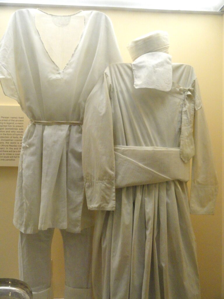 Parsee priest costume from Bombay