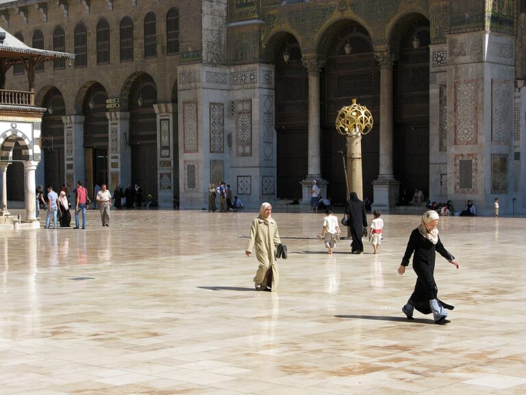 Damascus, Syria, The Umayyad Mosque, The Courtyard, Islamic Art
