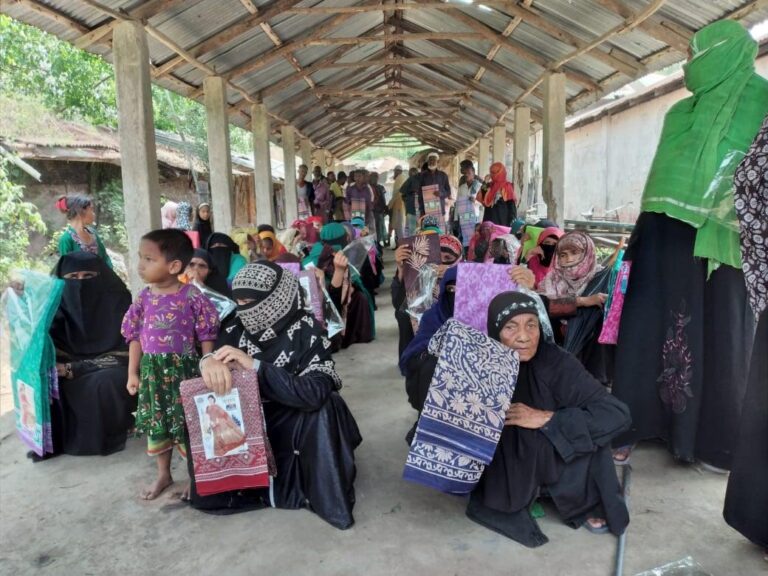 Eid clothing distribution carried out under a zakat program