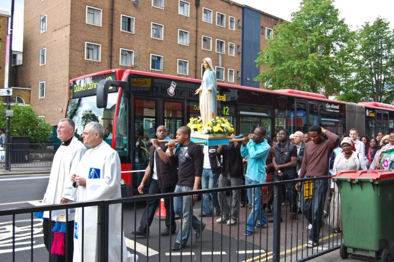 Catholic religious procession