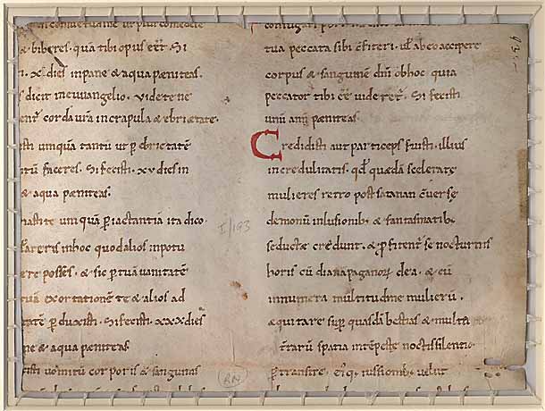 Extract from Burchard of Worms' Decretum