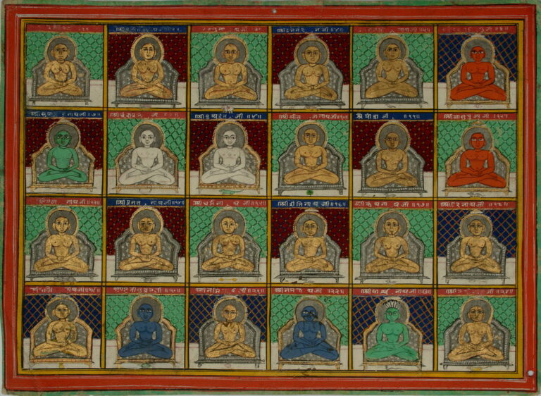 Painting of the twenty-four tirthankaras