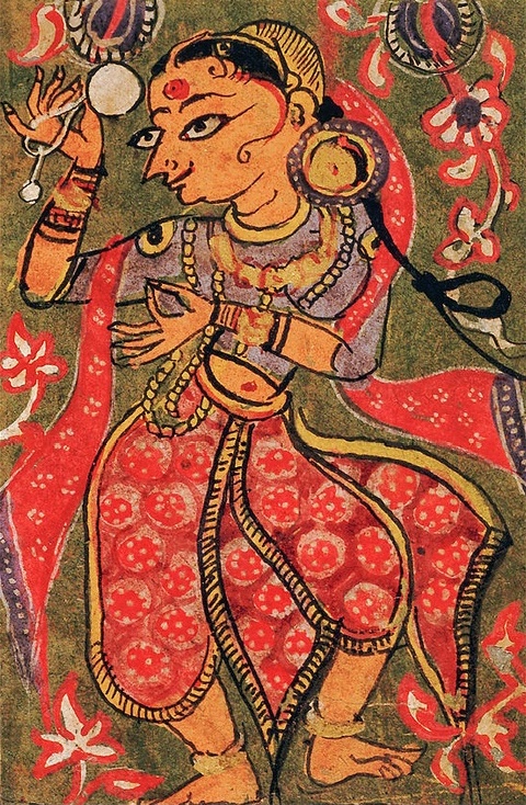 Detail from a Kalpa Sutra manuscript