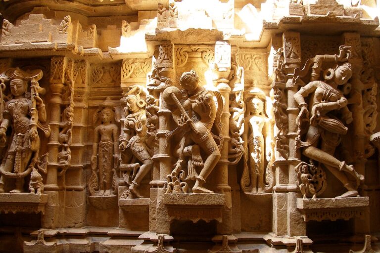 Jain temple art at Jaisalmer Fort