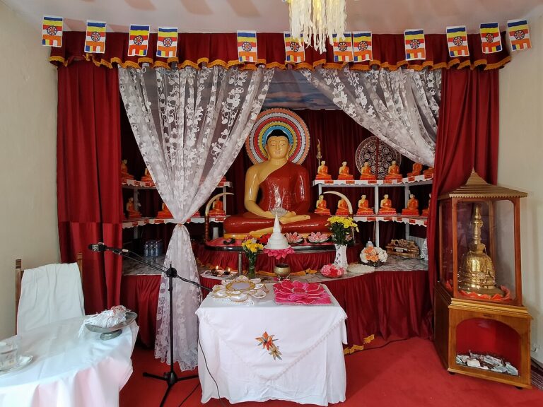 Buddhist temple of the Sinhalese community in Ponte a Moriano (Lucca, Italy)
