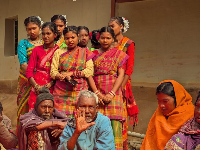 Santal people at Dhamoirhat