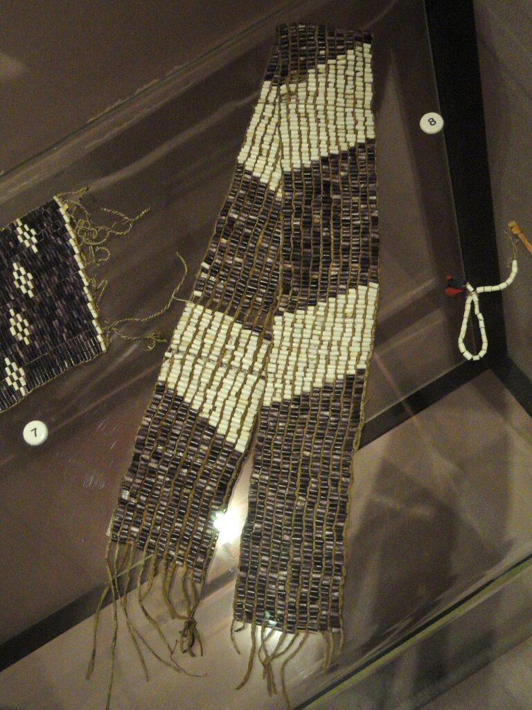 Wampum belt commemorating a peace treaty
