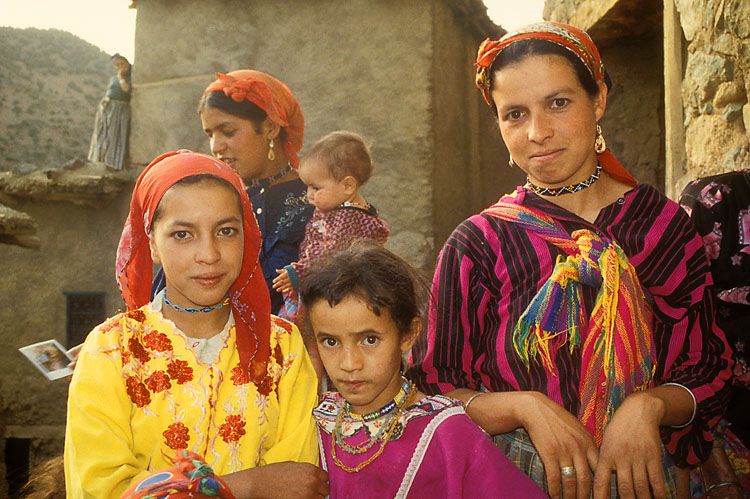 Berber (Amazigh) People in Morocco