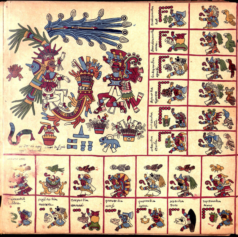 Codex Borbonicus, page