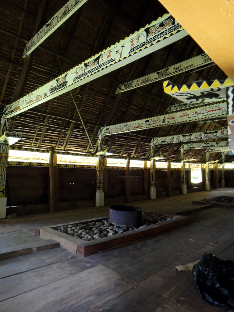 Interior of a Palauan bai