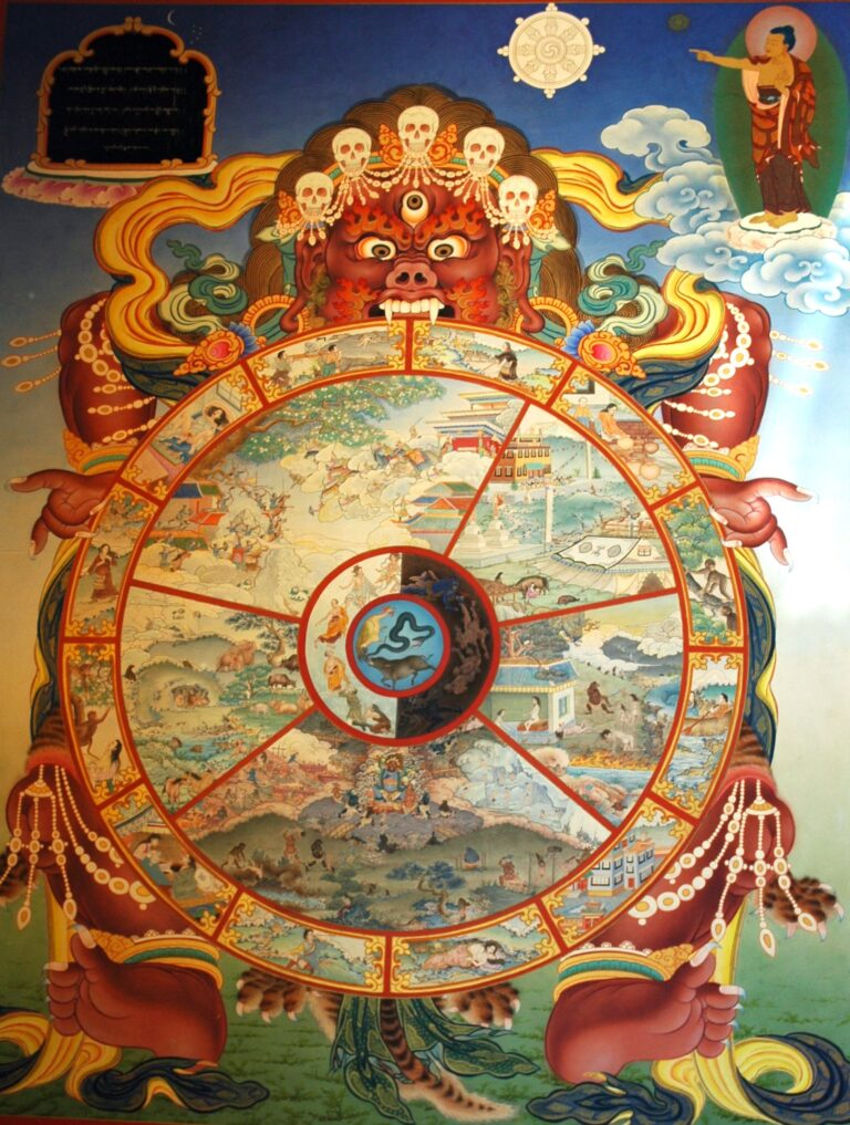 Yama holding the Wheel of Life