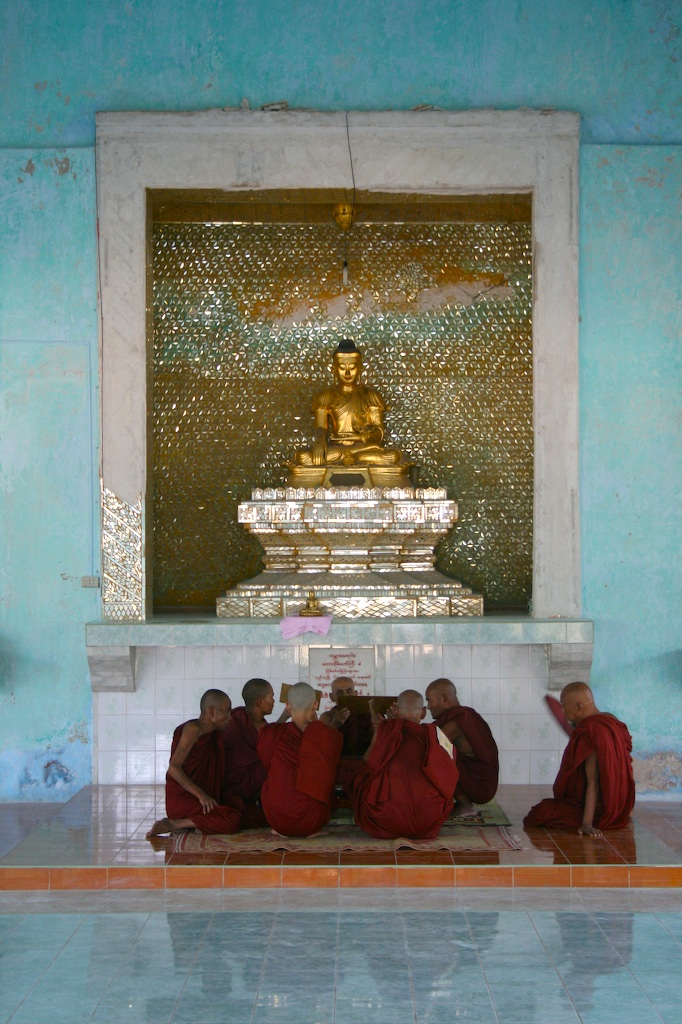 Buddhist monk ordination in Myanmar