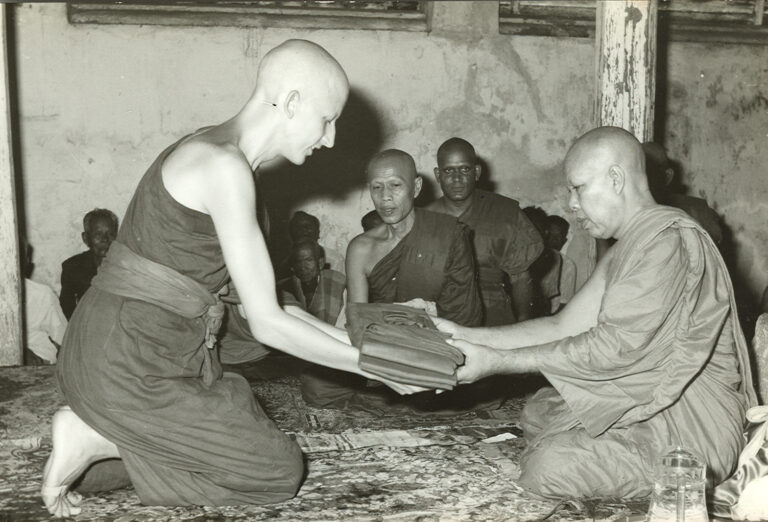 Ordination at a Thai monastery