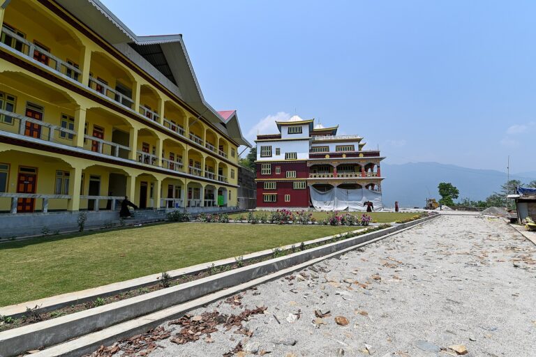 Monastic quarters in East Sikkim