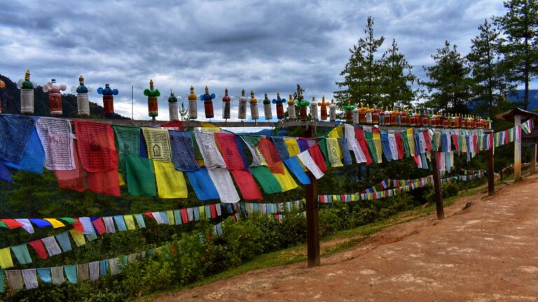 Prayer flags in Bhutan