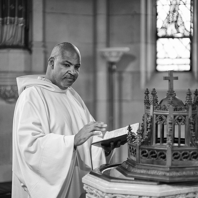 Catholic deacon illustration