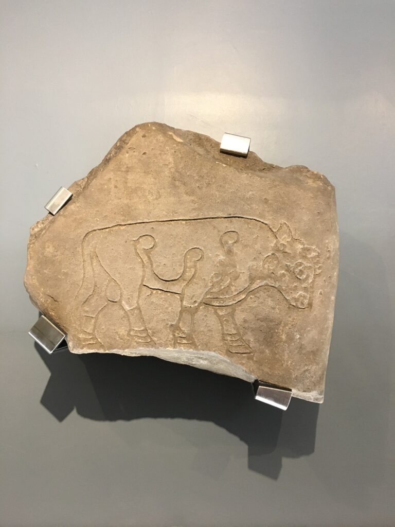 Pictish symbol stone at Burghead
