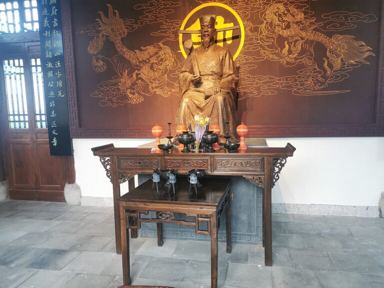 Statue of Zhang Jun, Nanxuan Cultural Park, 4 April 2021 A