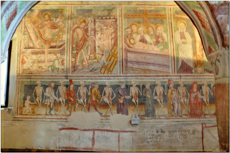 Dance of Death fresco at Hrastovlje