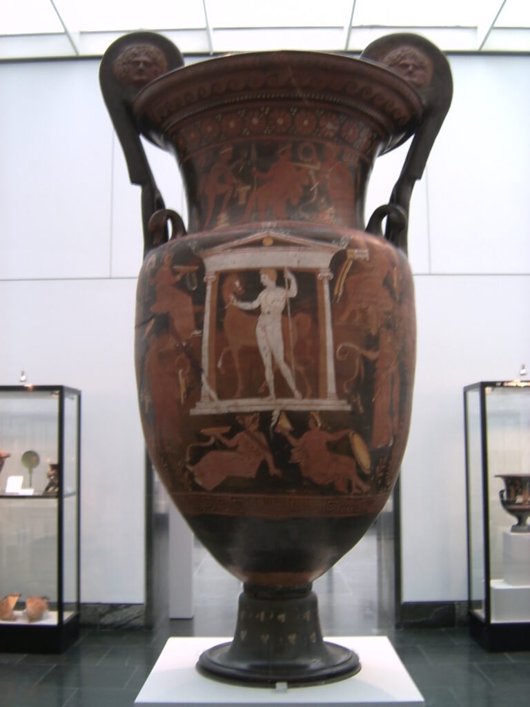 South Italian vase scene by the Underworld Painter