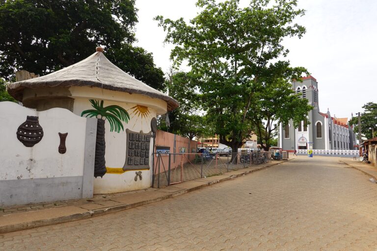 Vodun place and cathedral at Ouidah