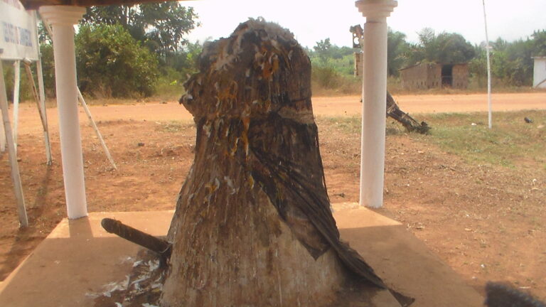 Legba-related Vodun shrine in Benin