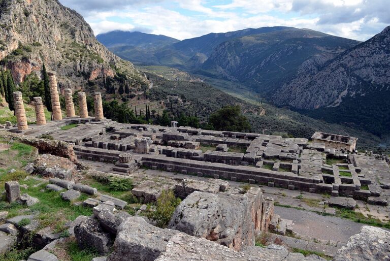 Temple of Apollo at Delphi Panoramic