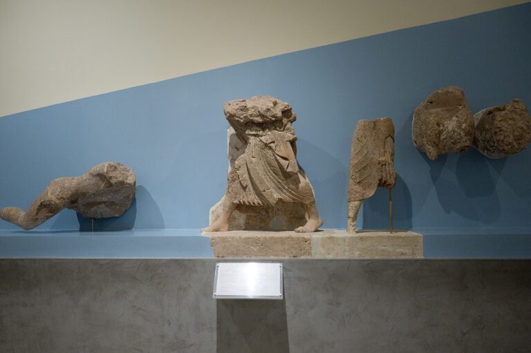West pediment from the archaic temple of Apollo at Delphi
