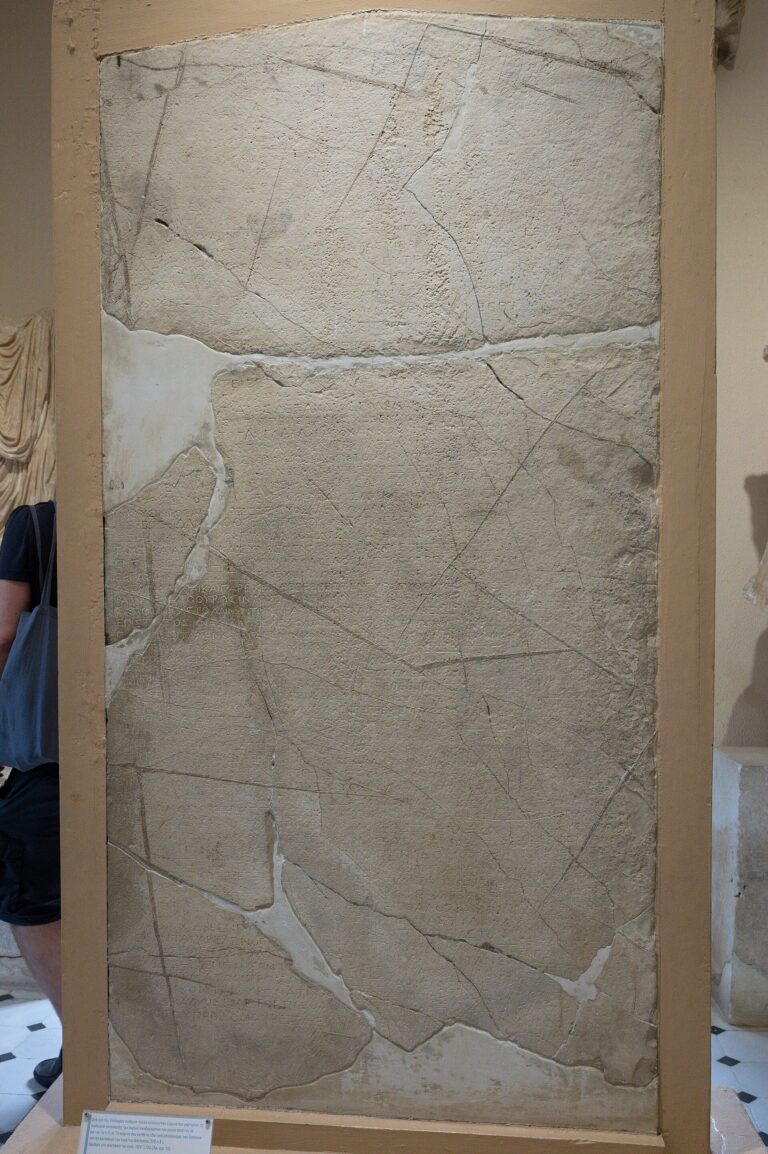 Inscription, accouting texts, temple of Asklepios, AM of Epidauros
