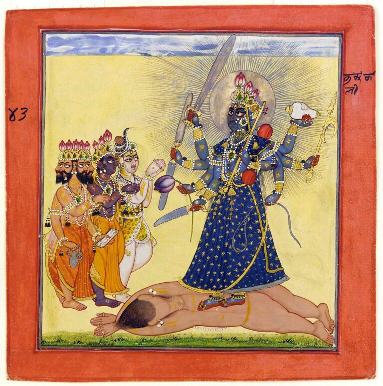 Bhadrakali in a tantric Devi series