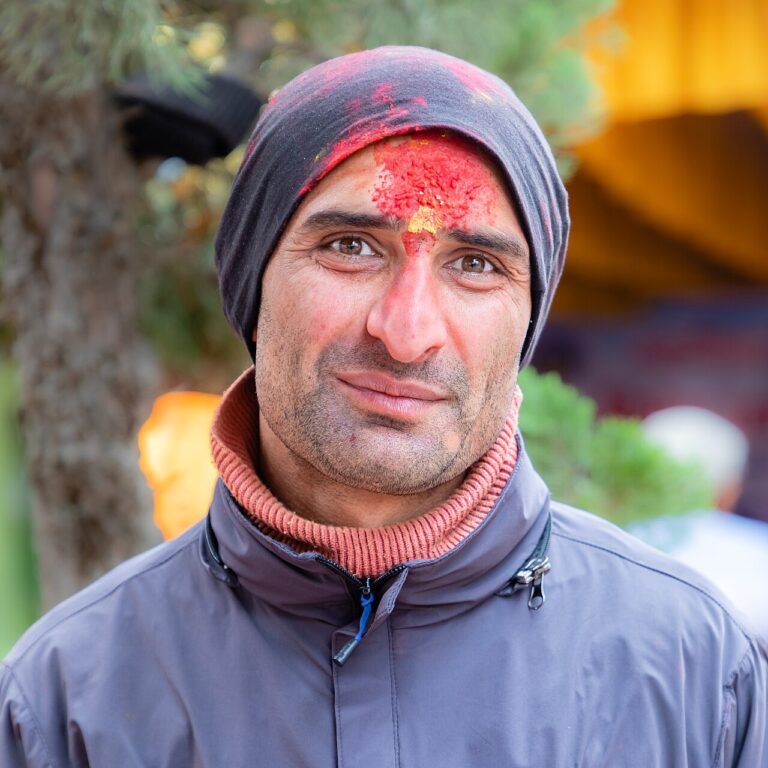 Portrait Nepalese hindu priest in Kathmandu-070 A