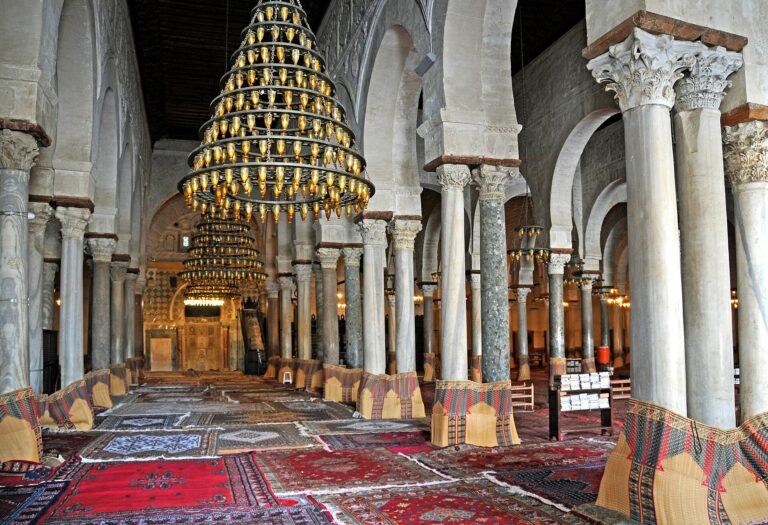 Prayer hall of the Great Mosque of Kairouan