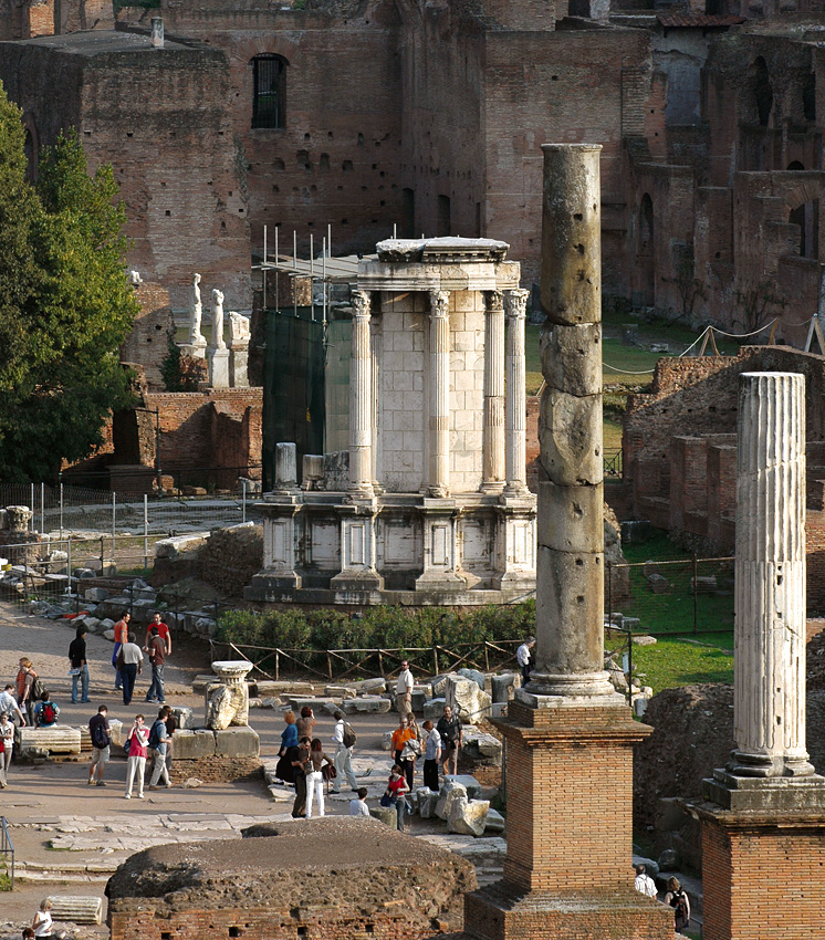 Temple of Vesta. Rome, Roman Forum