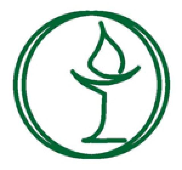 Unitarian Universalist Association chalice double circle green