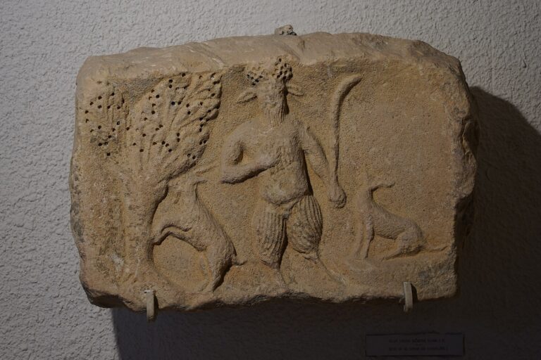 Trogir City Museum - relief with Illyrian god Sylvanus