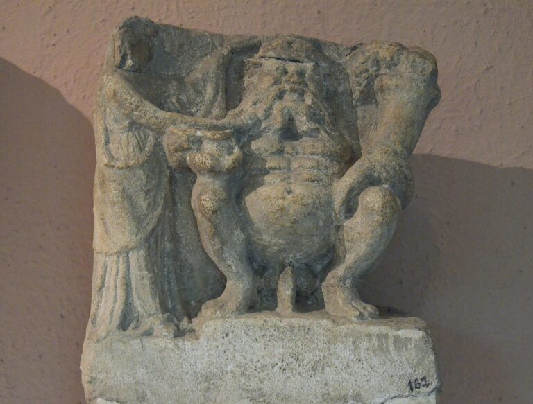 God of fertility holding a cornucopia, 3rd