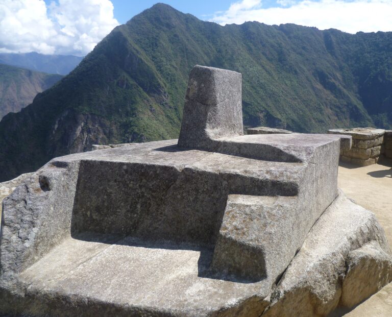 Intihuatana in Machu Picchu
