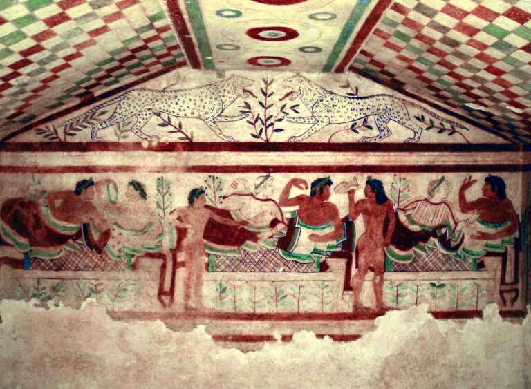 Tomb of the Leopards at Tarquinia