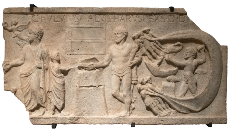 Relief of the haruspex Caius Fulvius Salvis