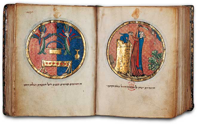 North French Hebrew Miscellany folio 521 b 522 a