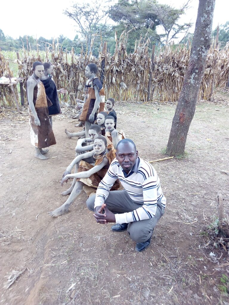 Young Kalenjin initiates