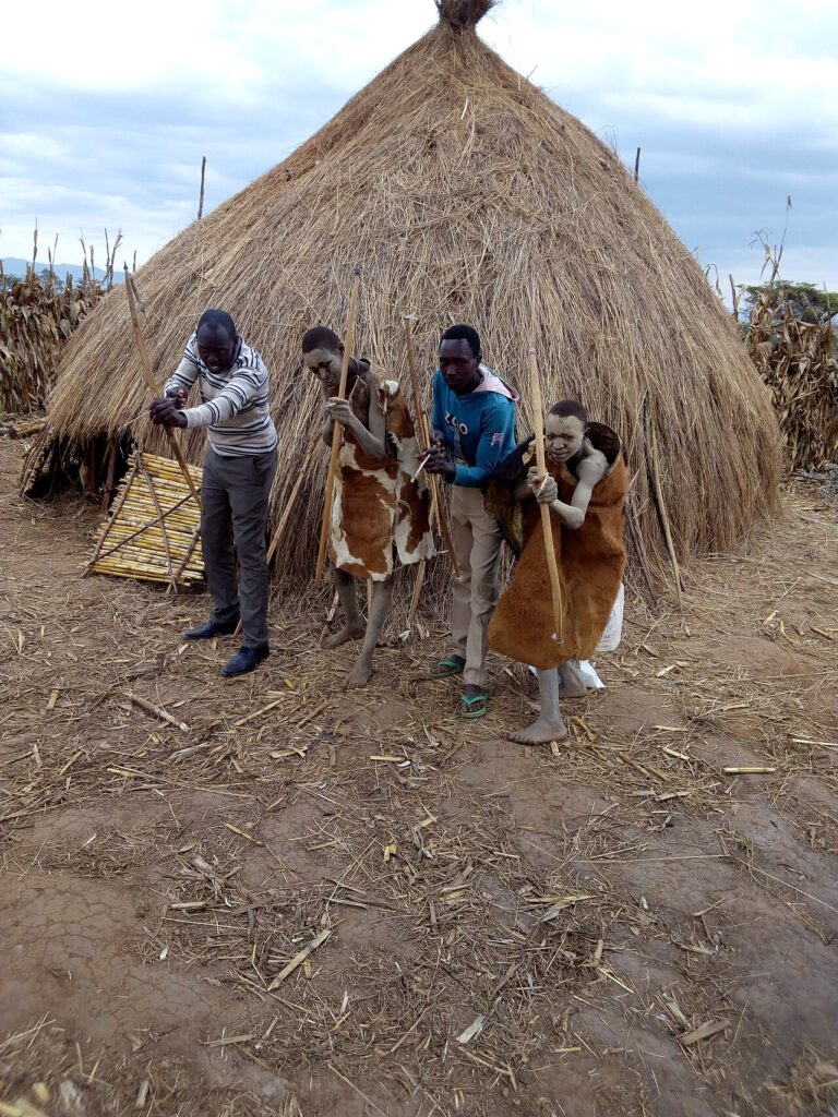 Kalenjin warriors from Nakuru, Kenya