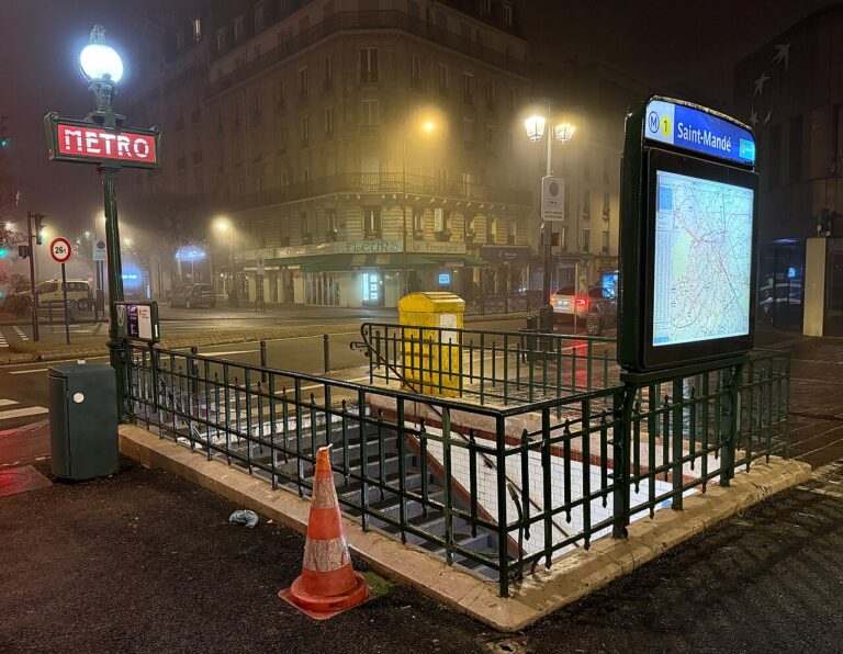 Accès Station Saint Mandé Métro Paris Avenue Gallieni Saint Mandé (FR 94)