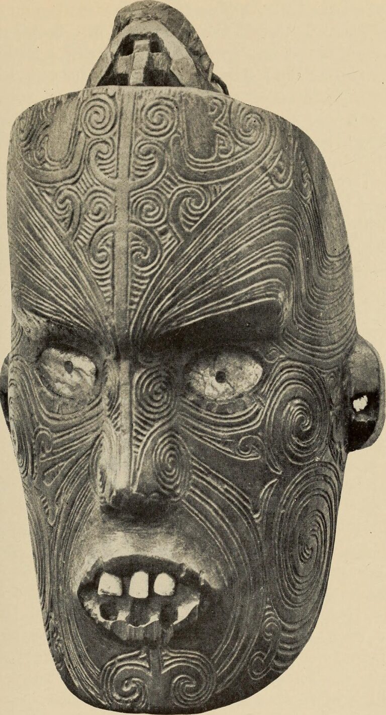 New Zealand war mask