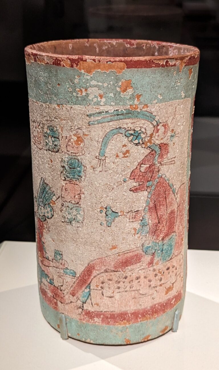 Vessel with scene from the Popol Vuh, 600-850 AD
