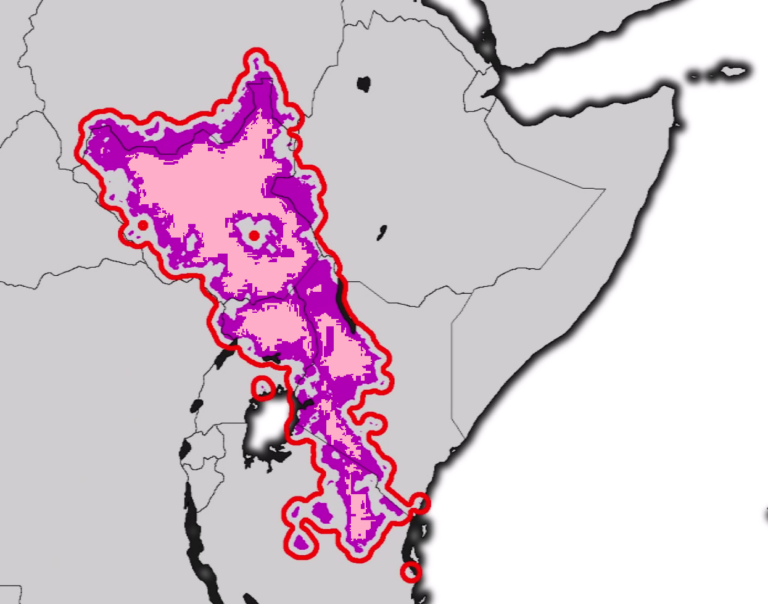 Distribution of nilotic people