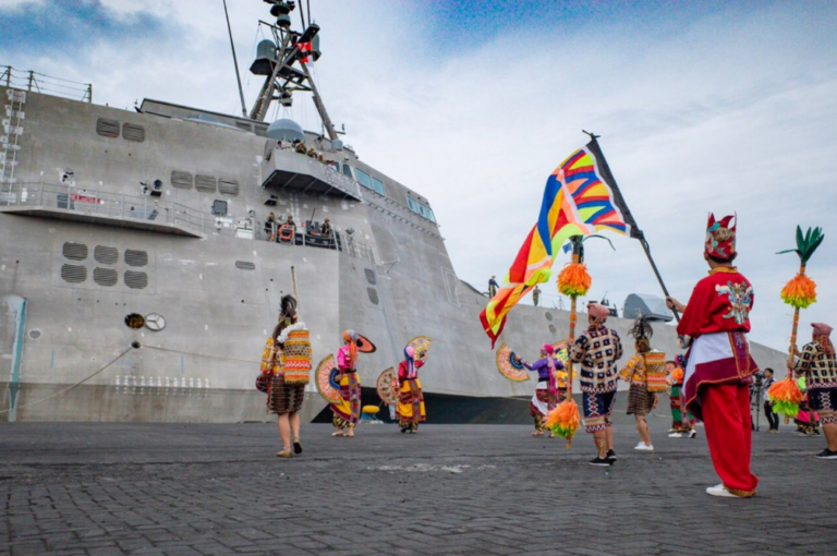 USS Montgomery (LCS-8) arrives at Davao City 29 June